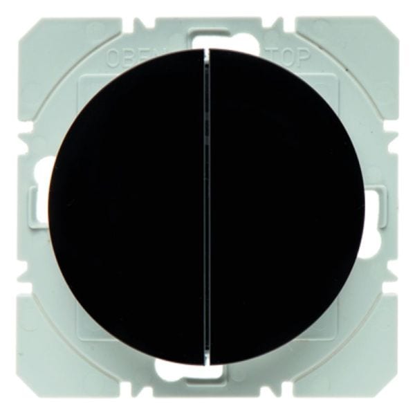 BERKER - KNX-RF R.x Wandsender 2fach flach schwarz glänzend