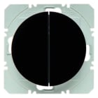 BERKER - KNX-RF R.x Wandsender 2fach flach schwarz glänzend