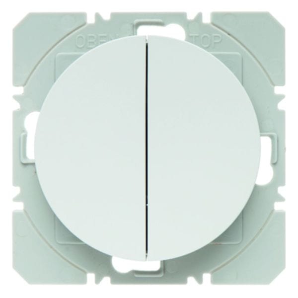 BERKER - KNX-RF R.x Wandsender 2fach flach polarweiß glänzend