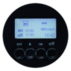 BERKER - KNX-RF R.x Zeitschaltuhr schwarz glänzend