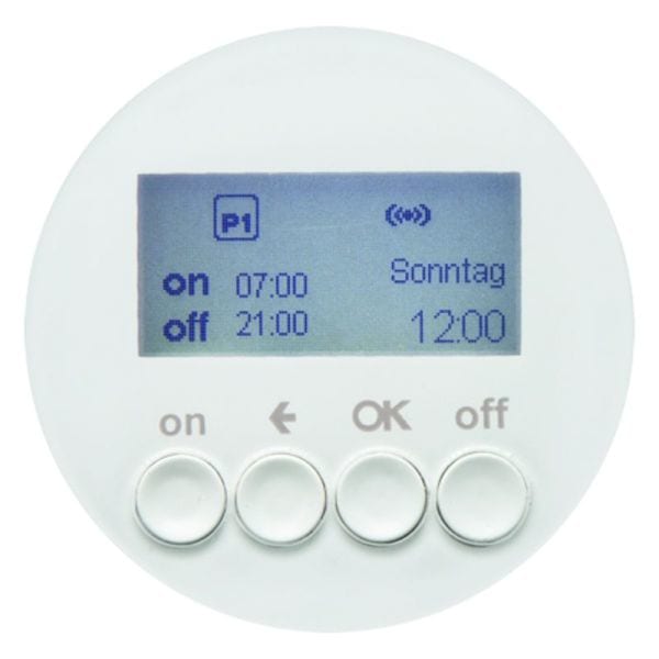 BERKER - KNX-RF R.x Zeitschaltuhr polarweiß glänzend