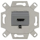RUTENBECK - Anschlussdose HDMI 1-fach mit HDMI Buchse grau