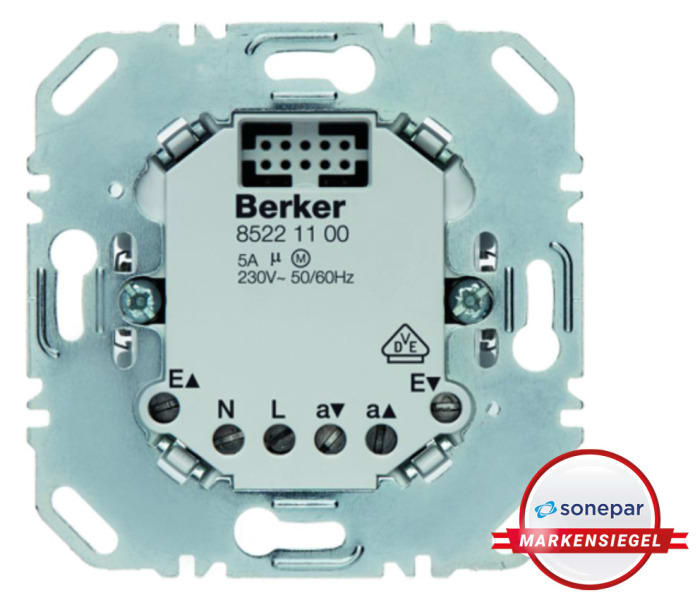BERKER - MS! .net Jalousie Einsatz Komfort mit eckigem Tragring Up