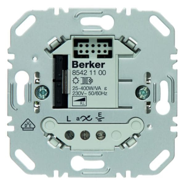 BERKER - .net Tastdimmer 1fach 2-Draht mit eckigem Tragring Up