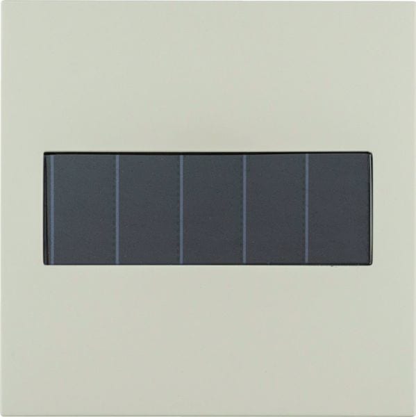 BERKER - KNX-RF S.1 Wandsender 1fach flach Solar weiß glänzend