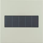 BERKER - KNX-RF S.1 Wandsender 1fach flach Solar weiß glänzend