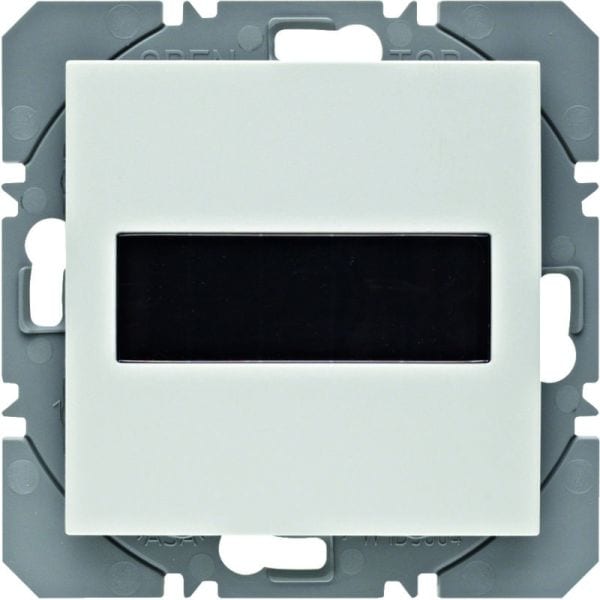 BERKER - KNX-RF S.1/B.x Wandsender 1fach flach Solar polarweiß matt