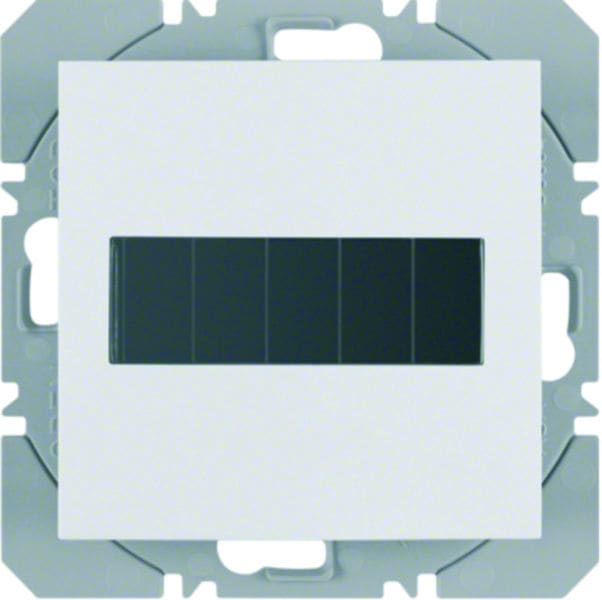 BERKER - KNX-RF S.1/B.x Wandsender 1fach flach Solar polarweiß glänzend