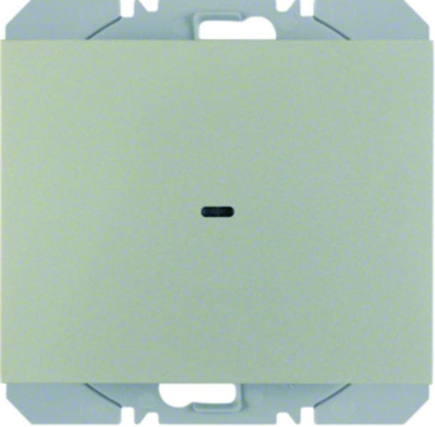 BERKER - KNX-RF K.5 Wandsender 1fach flach Edelstahl lackiert