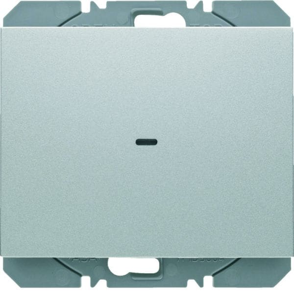 BERKER - KNX-RF K.5 Wandsender 1fach flach Aluminium lackiert