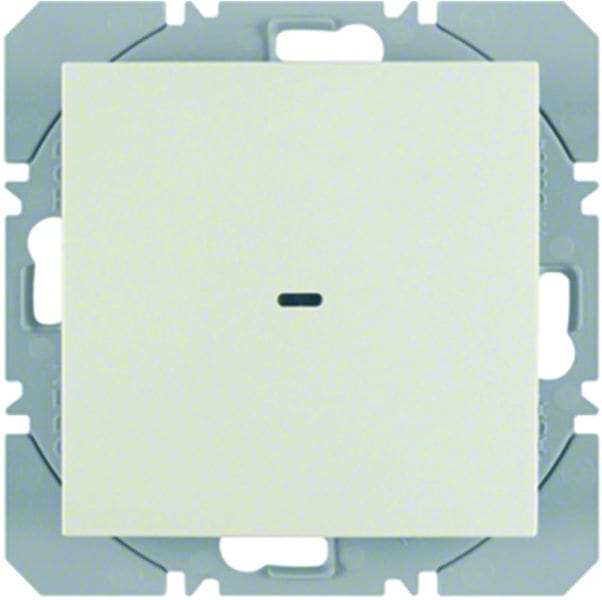 BERKER - KNX-RF S.1 Wandsender 1fach flach weiß glänzend