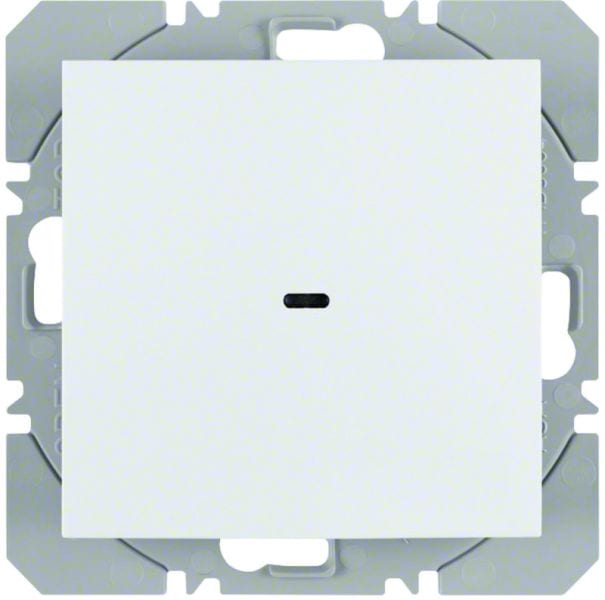 BERKER - KNX-RF S.1/B.x Wandsender 1fach flach polarweiß glänzend