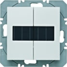 BERKER - KNX-RF S.1/B.x Wandsender 2fach flach Solar polarweiß glänzend
