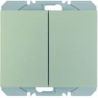 BERKER - KNX-RF K.5 Wandsender 2fach flach Edelstahl lackiert