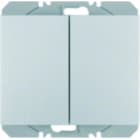 BERKER - KNX-RF K.5 Wandsender 2fach flach Aluminium lackiert