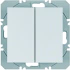 BERKER - KNX-RF S.1/B.x Wandsender 2fach flach polarweiß matt