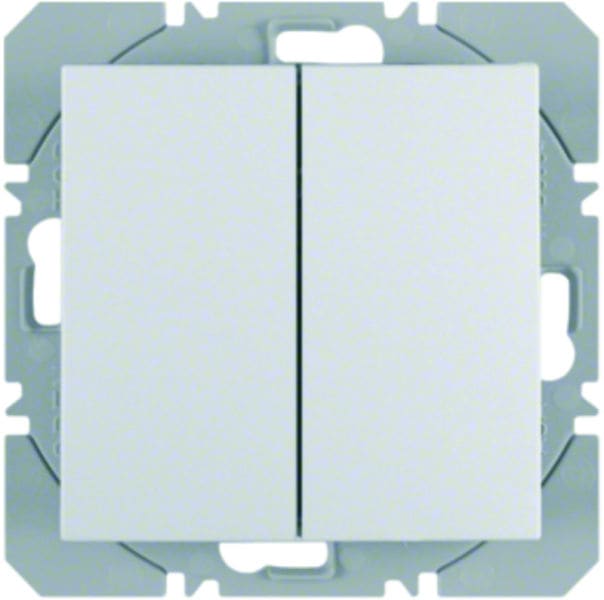 BERKER - KNX-RF S.1/B.x Wandsender 2fach flach polarweiß glänzend
