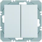 BERKER - KNX-RF S.1/B.x Wandsender 2fach flach polarweiß glänzend