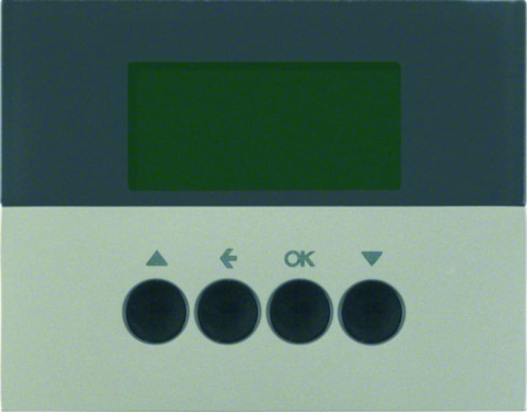 BERKER - KNX-Funk K.5 Jalousie-Schaltuhr Edelstahl lackiert