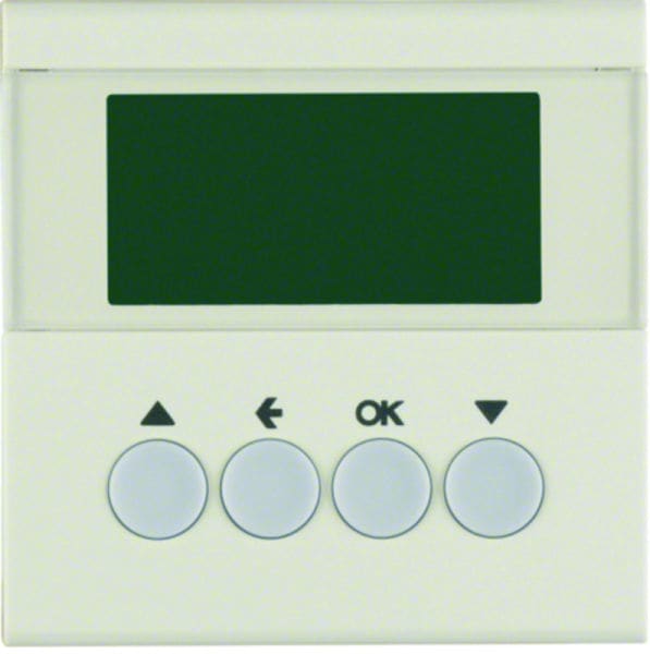 BERKER - KNX-RF S.1 Jalousie-Schaltuhr weiß glänzend