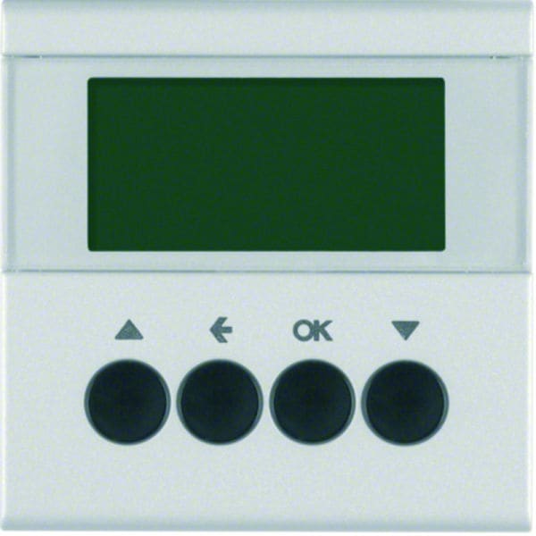 BERKER - KNX-RF S.1/B.x Jalousie-Schaltuhr alu matt
