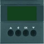 BERKER - KNX-RF S.1/B.x Jalousie-Schaltuhr anthrazit matt