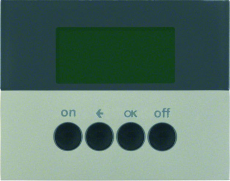 BERKER - KNX-Funk K.5 Zeitschaltuhr Edelstahl lackiert