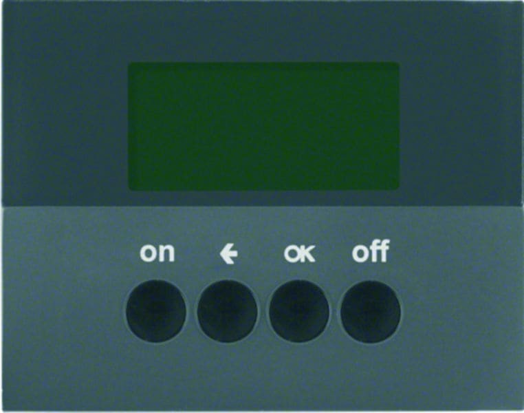 BERKER - KNX-Funk K.1 Zeitschaltuhr anthrazit matt