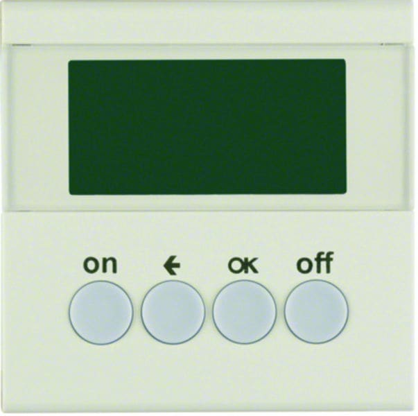 BERKER - KNX-RF S.1 Zeitschaltuhr weiß glänzend