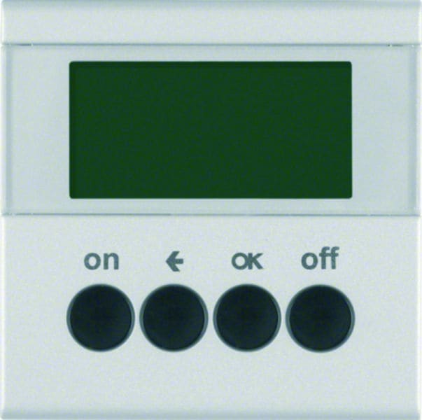 BERKER - KNX-RF S.1/B.x Zeitschaltuhr alu matt