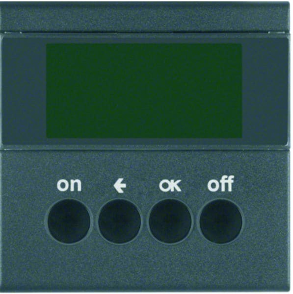 BERKER - KNX-RF S.1/B.x Zeitschaltuhr anthrazit matt