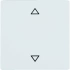 BERKER - Q.x .net Jalousie Taste polarweiß samt