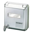 MENNEKES - UP CEPEX-Leergehäuse silber f. RJ45 Datendose N136104070