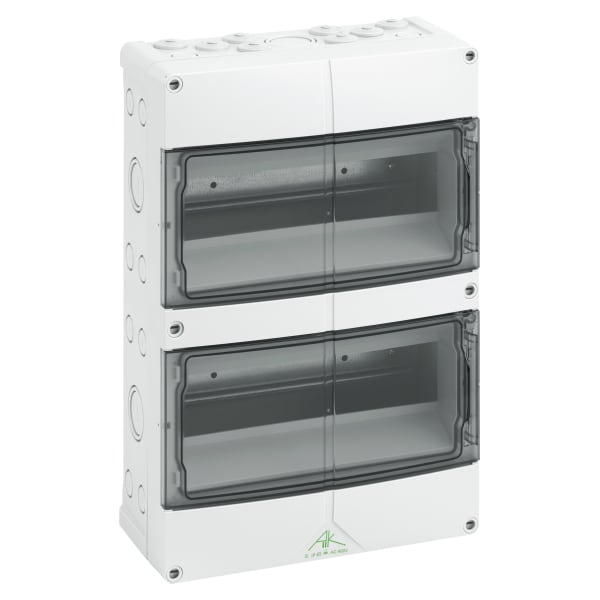 SPELSBERG - Kleinverteiler, grau, IP65, 24 Teilungseinheiten, Schlagfestigkeit IK07, AK 24