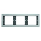 BERKER - K.5 Rahmen 3fach waagrecht Aluminium