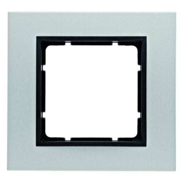 BERKER - B.7 Rahmen 1fach Aluminiumminium für Zentralstücke anthrazit matt