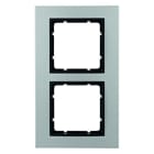 BERKER - B.7 Rahmen 2fach Aluminium für Zentralstücke anthrazit matt