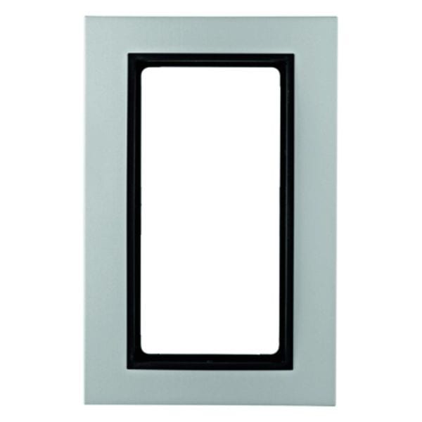 BERKER - KNX B.7 Rahmen mit großem Ausschnitt Aluminium/anthrazit matt