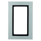 BERKER - KNX B.7 Rahmen mit großem Ausschnitt Aluminium/anthrazit matt