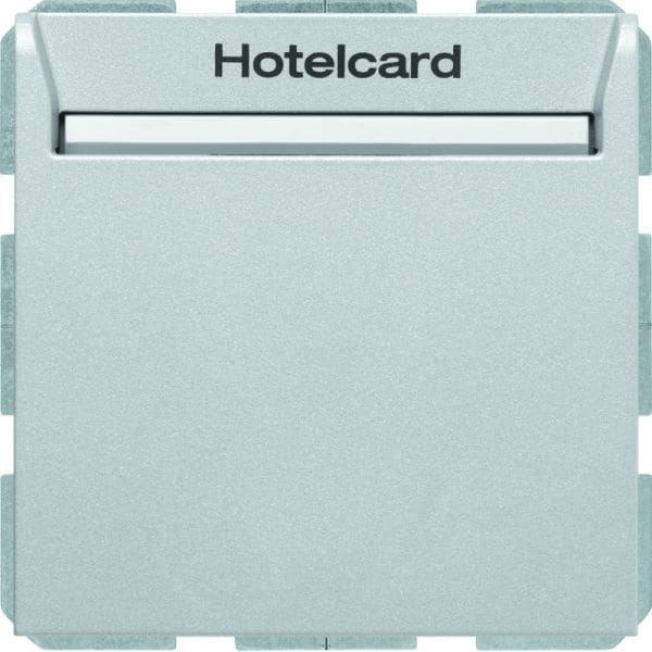 BERKER - S.1/B.x Relais-Schalter mit Zentralstück für Hotelcard alu matt