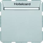 BERKER - S.1/B.x Relais-Schalter mit Zentralstück für Hotelcard alu matt