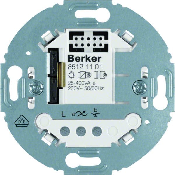 BERKER - .net Universal-Schalteinsatz 1fach mit runder Tragplatte Up