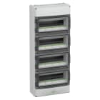 SPELSBERG - Kleinverteiler, grau, IP65, 56 TE, Schlagfestigkeit IK08, Schutzklasse II, AK 56