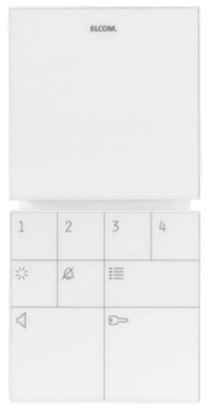 ELCOM - BFT-540WS Innenstion Audio Komfort AP 2D-Video weiß