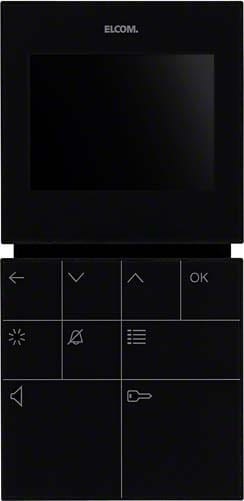 ELCOM - BVF-510SW Innenstation Video Standard AP 2D-Video schwarz