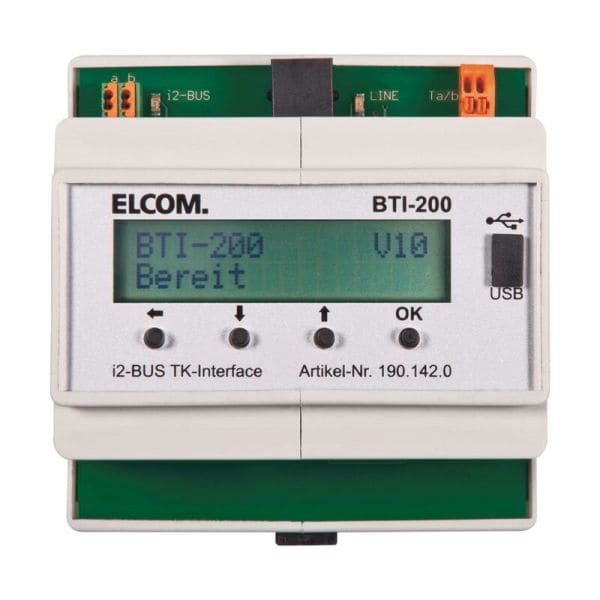 ELCOM - BTI-200 TK Schnittstelle REG i2Audio lichtgrau