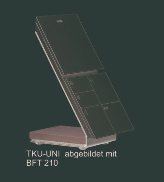 ELCOM - TKU-UNI Tischkonsole Universal für BVF/BFT 210/240/510/540 Edelstahl/Glas