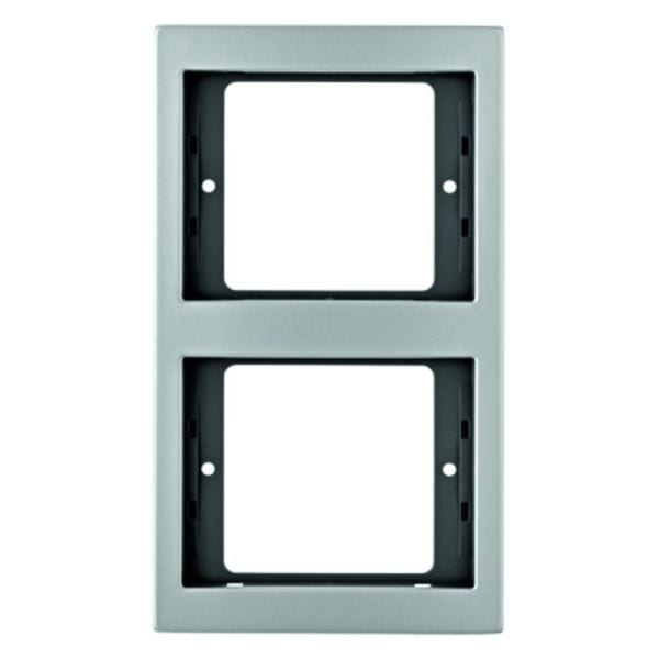BERKER - K.5 Rahmen 2fach senkrecht Aluminium