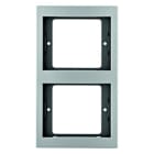 BERKER - K.5 Rahmen 2fach senkrecht Aluminium