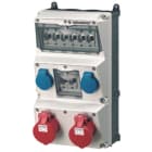 MENNEKES - Steckdosen-Kombi AMAXX 3 2 SSTD, 2x16/5, IP44, + Abs.